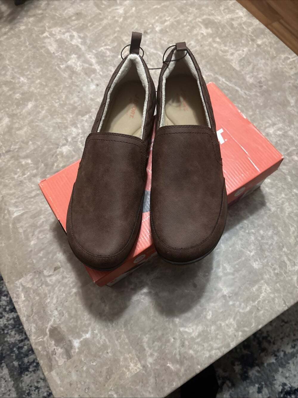 Women's US 11 J Sport Brown Lisa Slip On Casual Shoes With Memory Foam New